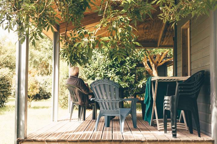 Chalet pour 2 personnes avec balcon/terrasse in Saint-Denis-d'Oléron, Côte de Beauté