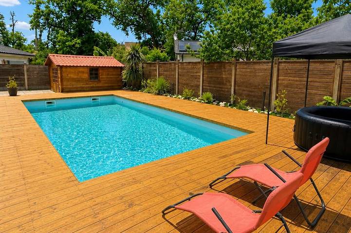 Maison de vacances pour 6 personnes, avec Terrasse à Saint-Jean-d'Illac