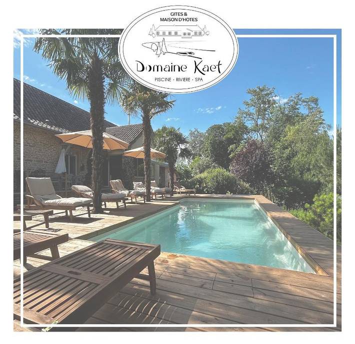 Maison d’hôte pour 2 personnes, avec Terrasse et Jacuzzi ainsi que Jardin et Piscine