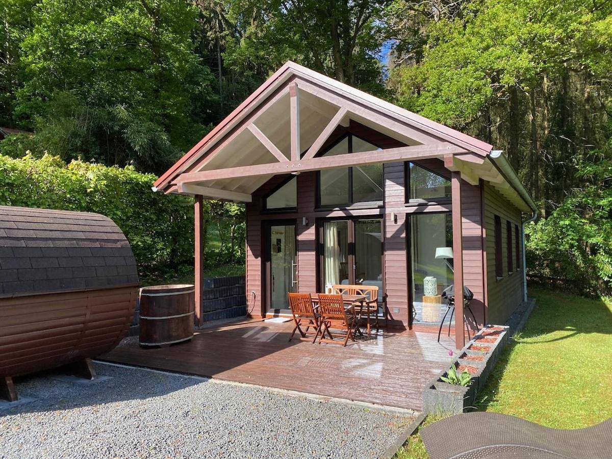 Chalet Eifelliebe with private sauna, fireplace and pure nature in Heimbach, Rureifel (Nordrhein-westfalen)