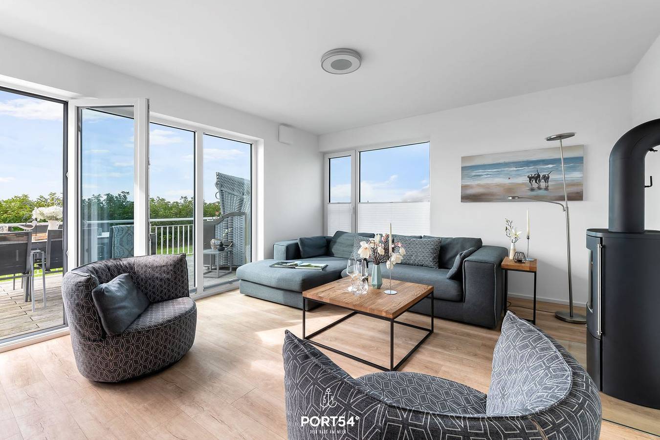 Saltkrokan - 1.Reihe am Wasser, Sauna, Whirlwanne, Dusche, Dachterrasse, Kamin in Olpenitz, Kappeln