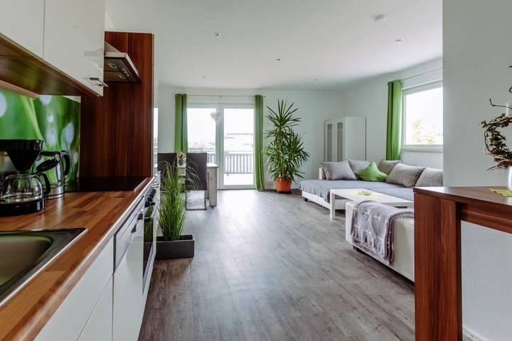 Ferienwohnung für 4 Personen, mit Balkon und Terrasse in Eggolsheim