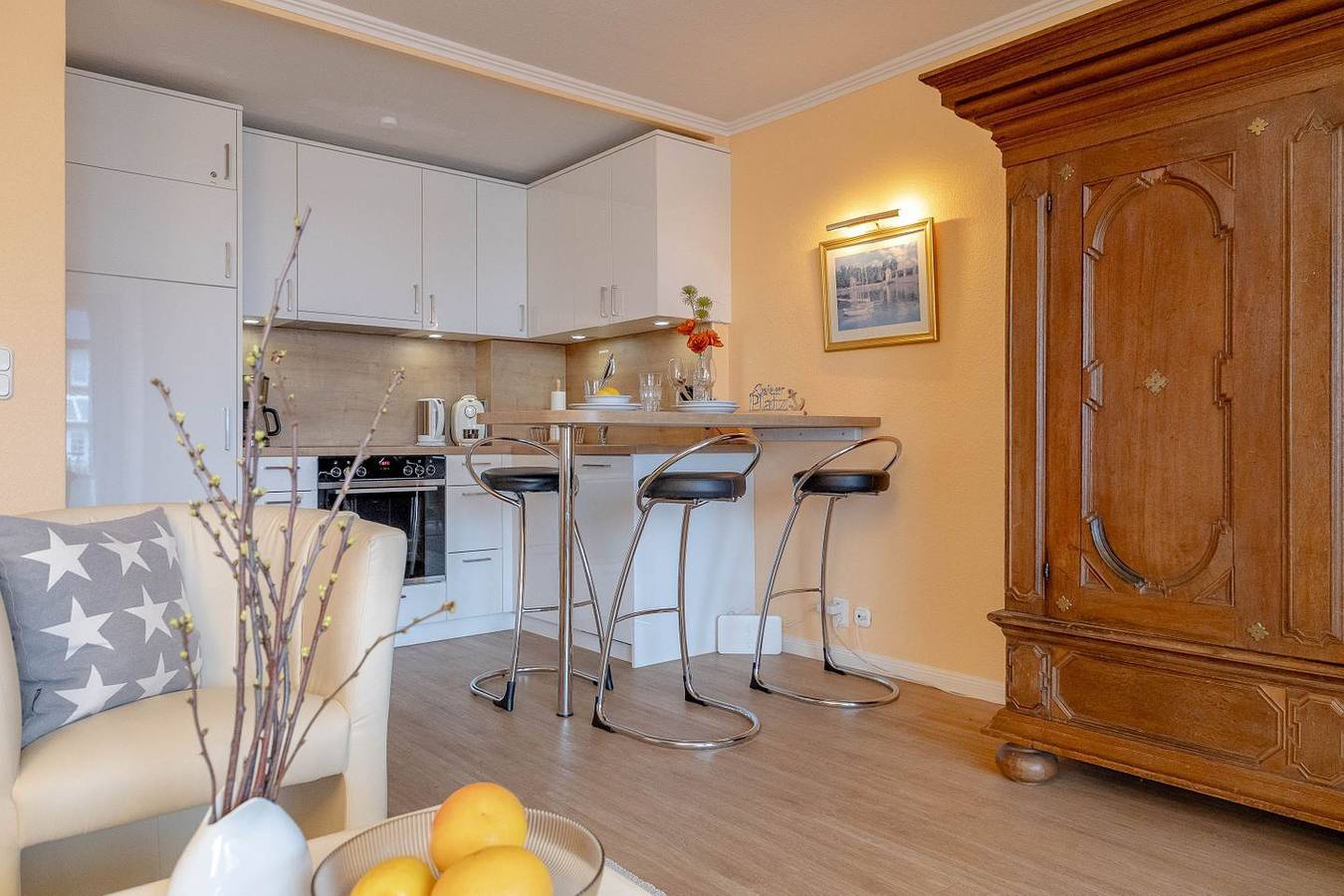 Ganze Wohnung, Jakobsmuschel: 2-Zimmer direkt am Strand für 2-3 Personen in Westerland, Sylt (Gemeinde)