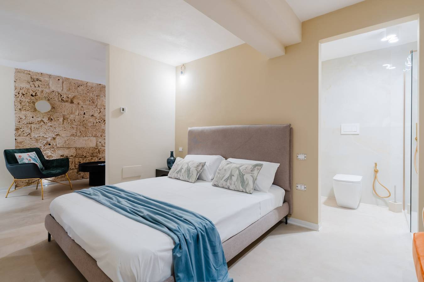 Ganze Wohnung, Ferienwohnung 'Le Ficalinnie' mit Gemeinschaftsterrasse, Wlan und Klimaanlage in Taviano, Golf von Tarent