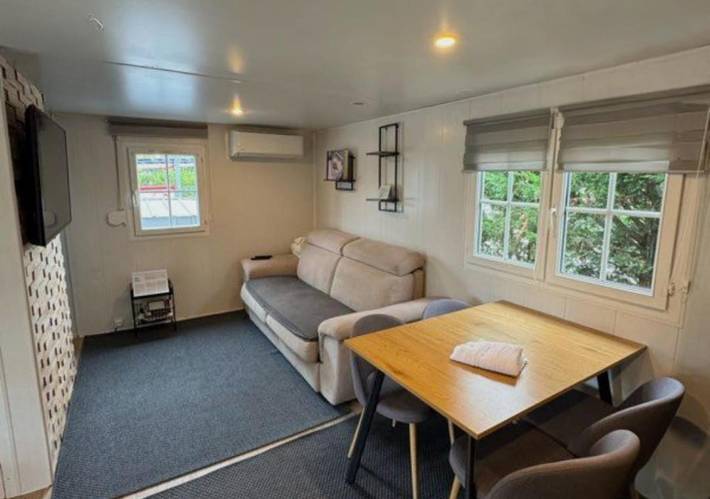 Camping pour 4 personnes, avec Terrasse ainsi que Jardin et Vue
