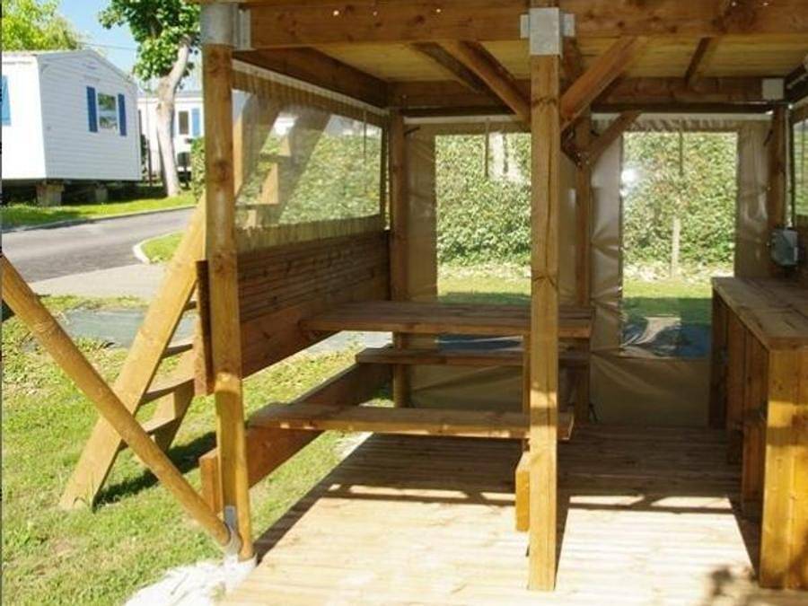 Camping Oyam - Tienda de lona y madera 2 personas - Albergue Laina 2 personas in Bidart, Region de Bayona