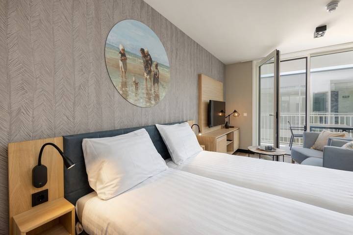 Ferienwohnung für 2 Personen, mit Balkon und Terrasse in Egmond