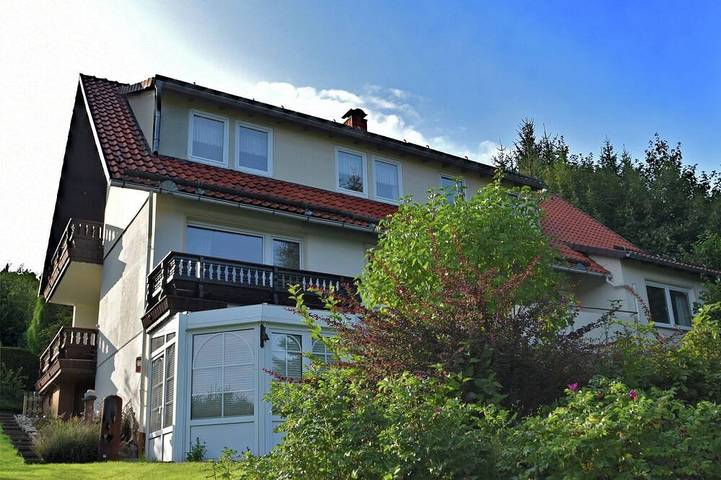 Ferienhaus für 15 Personen, mit Balkon und Garten sowie Sauna in Wieda