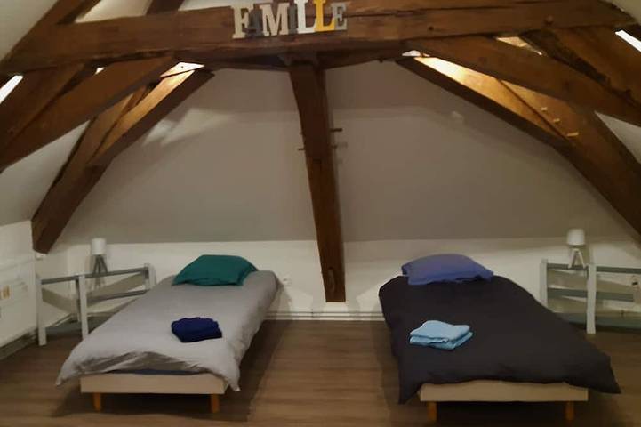 Maison de vacances pour 16 personnes, avec terrasse et jardin