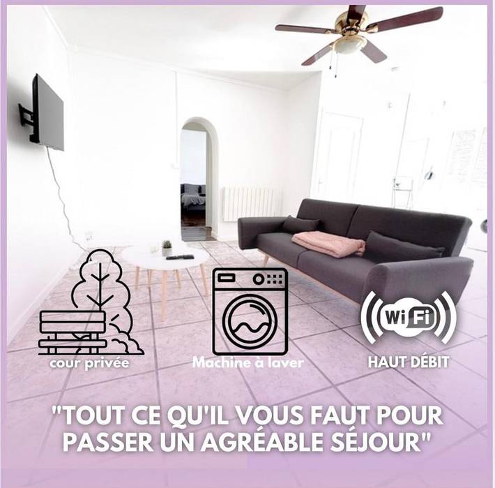 Appartement de vacances pour 3 personnes, avec terrasse