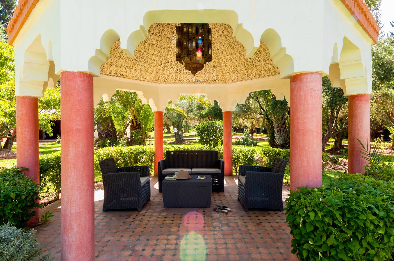 Habitación doble en una encantadora villa en el corazón del palmeral de Marrakech in Annakhil, Marrakech
