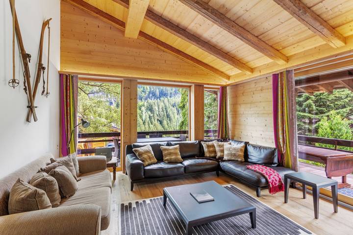 Gîte pour 10 personnes, avec balcon/terrasse ainsi que balcon et sauna à Champéry - 3