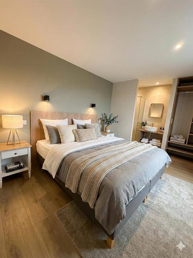 Gîte pour 6 personnes, avec jardin et vue à Noisy-sur-École