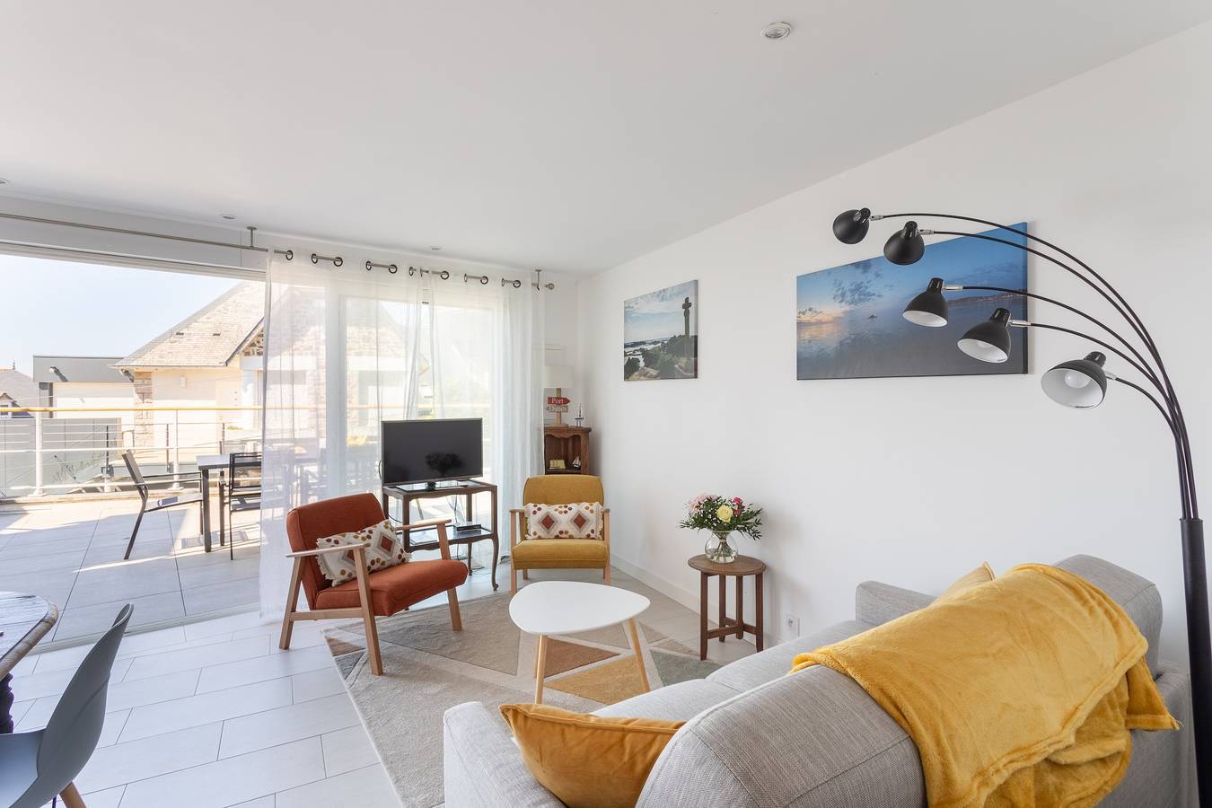 Ganze Wohnung, Bel Horizon - avec terrasse vue mer in Pléneuf-Val-André, Côte d’Émeraude