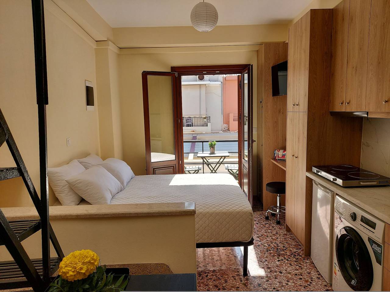 Ganze Wohnung, Ferienwohnung für 2 Personen mit Balkon in Rethymno (Stadt), Rethymno und Umgebung