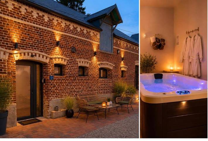 Location de vacances pour 4 personnes, avec Jacuzzi ainsi que Terrasse et Jardin à Méaulte