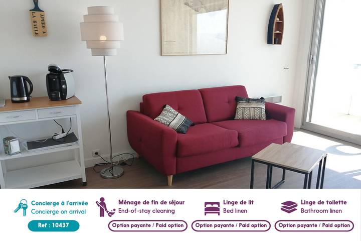 Studio für 2 Personen, mit Meerblick und Terrasse in La Baule-Escoublac - 2