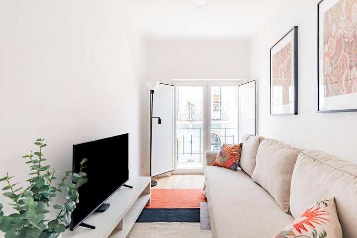 Apartamento de férias para 4 pessoas, com varanda em Cascais