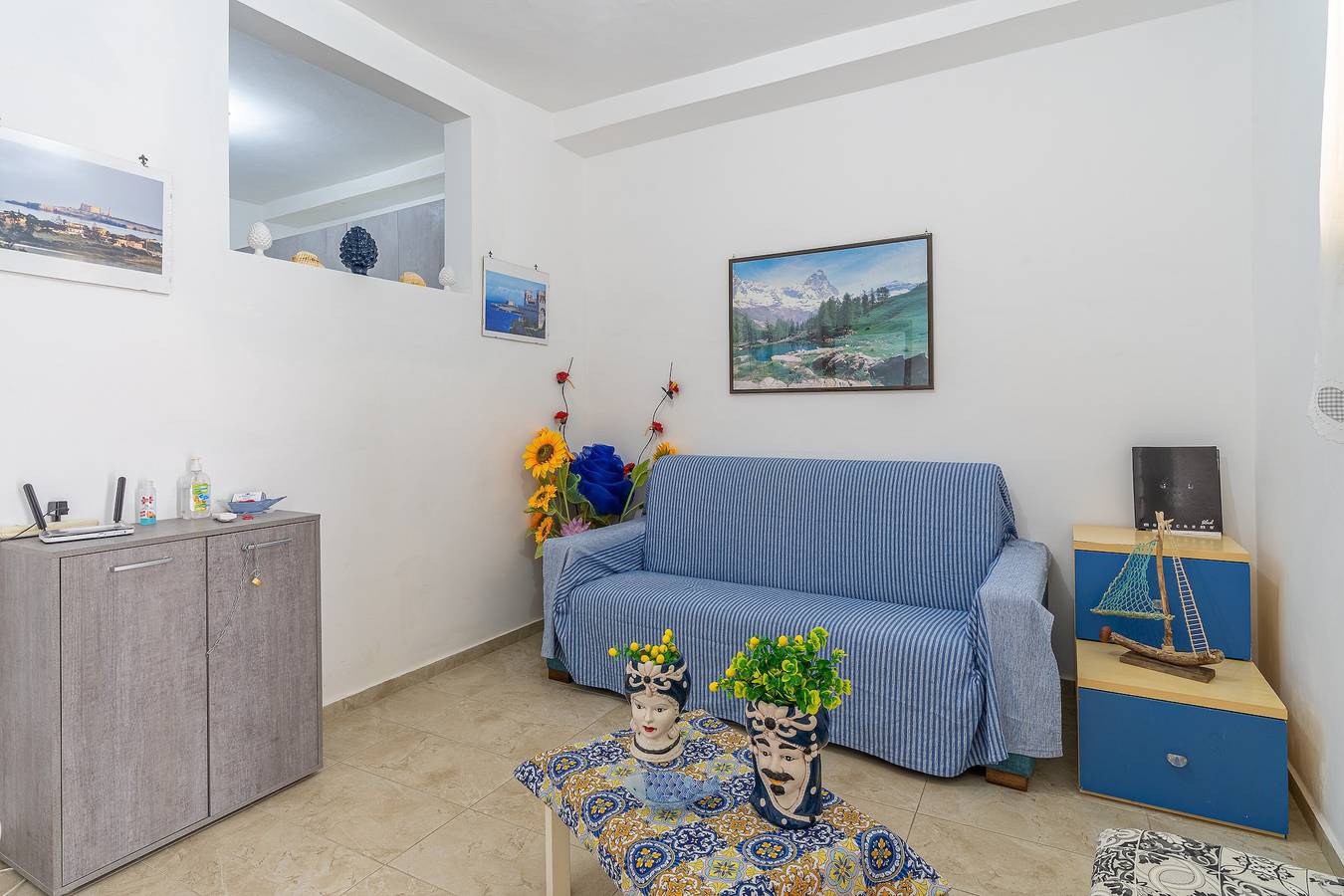 Ganze Wohnung, Appartement 'Belvedere Vista Mare' mit Meerblick, Wlan und Klimaanlage in Capo Passero, Portopalo di Capo Passero