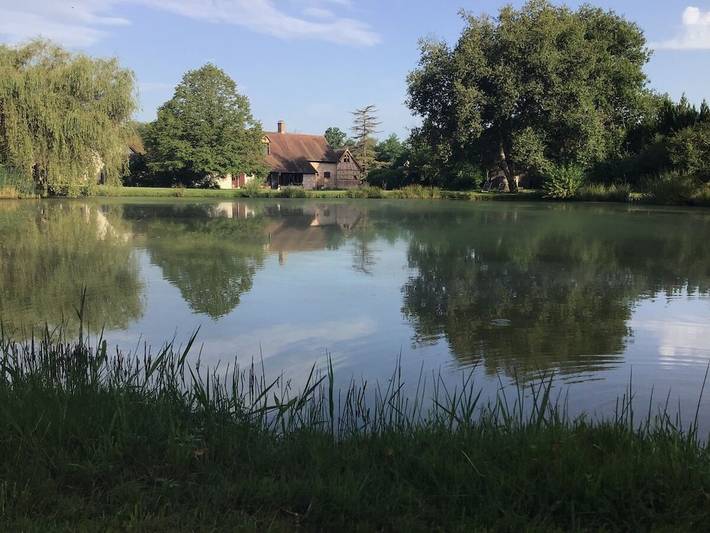Hütte in Marcilly-en-Gault mit Barbecue in Marcilly-en-Gault, Sologne
