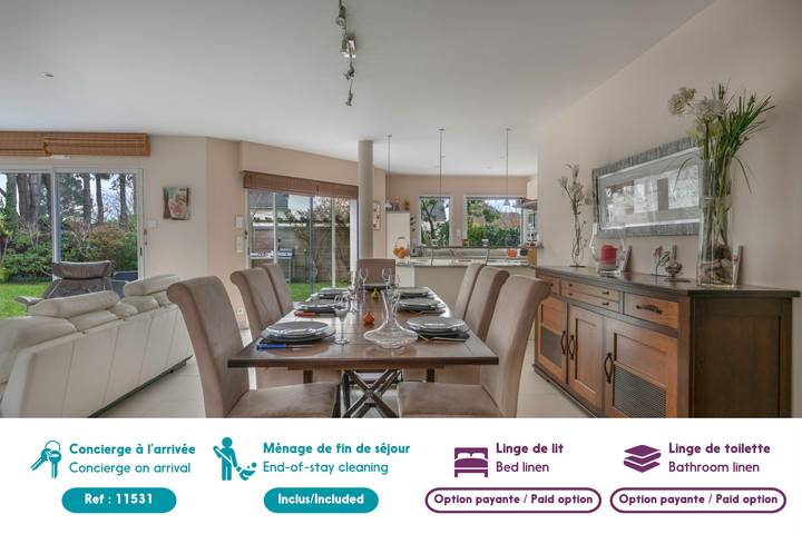 Location de vacances pour 8 personnes, avec terrasse et jardin à Mesquer - 2