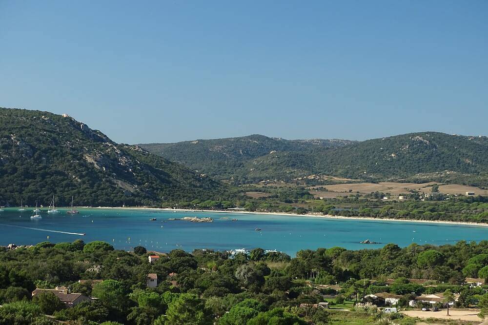 Porto Vecchiobucht von Santa Giulia, villa in der Anlage mit herrlichem Meerblick in Santa Giulia, Porto-Vecchio
