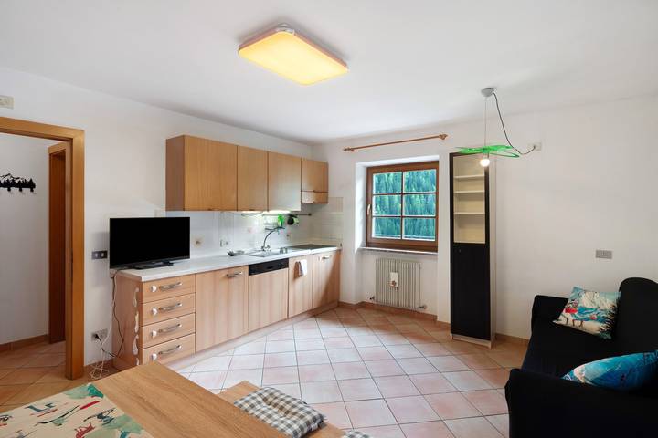 Ferienwohnung für 2 Personen, mit Balkon in den Dolomiten