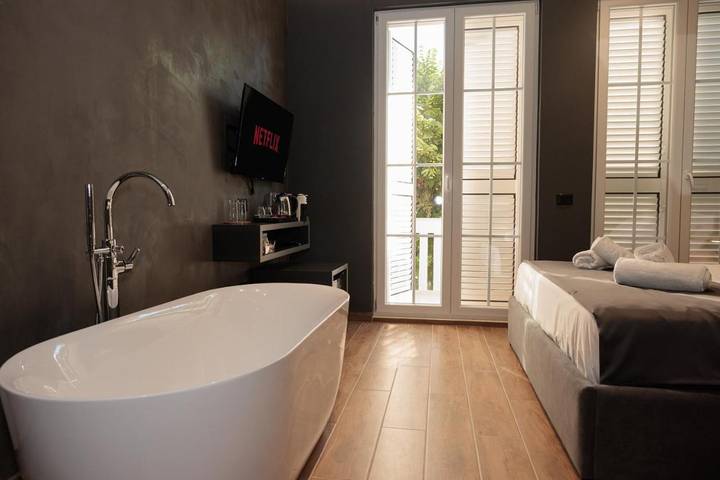 Hôtel pour 2 personnes, avec jacuzzi et balcon