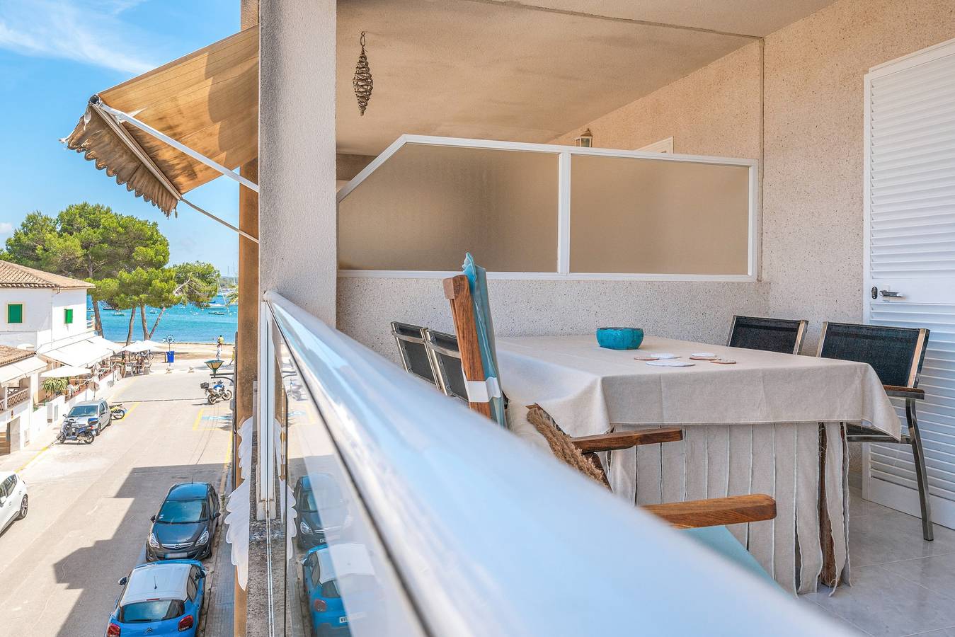Ganze Wohnung, Haustierfreundliche Ferienwohnung 'Villa Marina 34' mit Meerblick, Balkon und Wlan in Playa d'es Port, Ses Salines