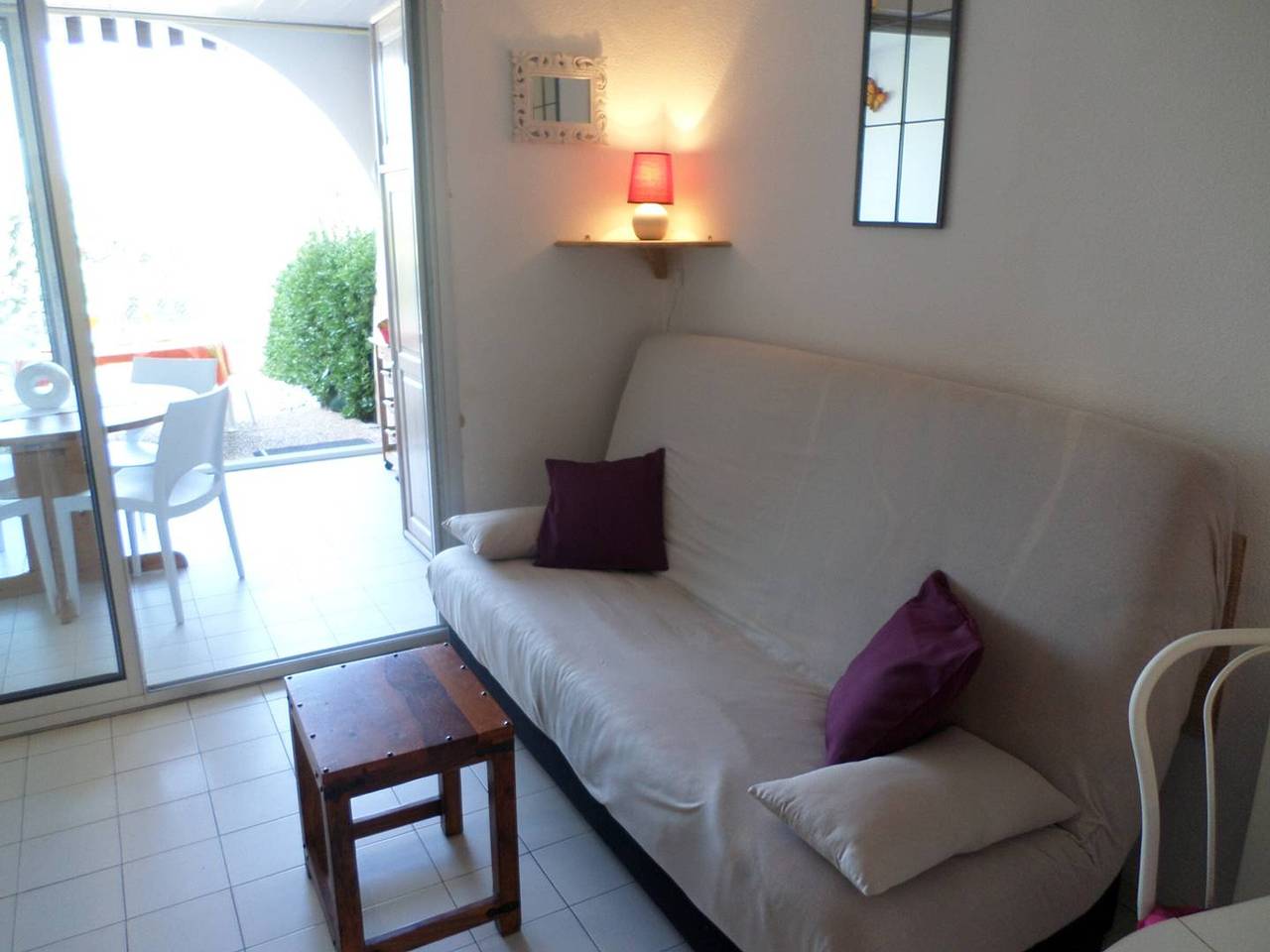 Entire apartment, Cozy F2 in Balaruc with garden, 4 sleeps in Balaruc-les-Bains, Côte d'Améthyste