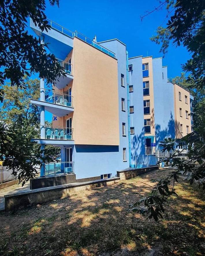 Hotel dla 4 osób, z basen dla dzieci i ogród oraz widok, Dla rodziny w Primorsko