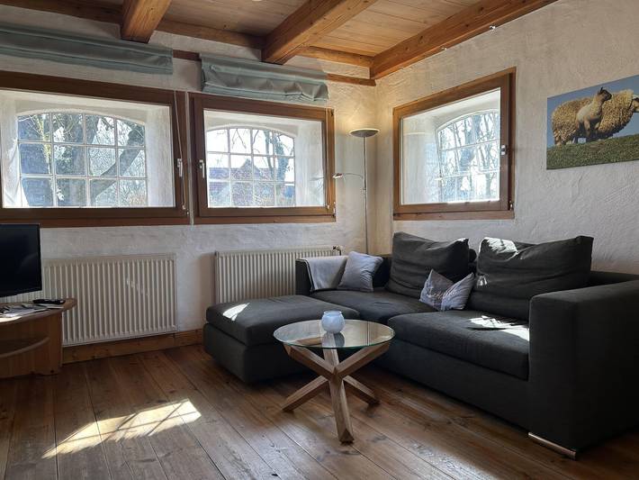 Ferienwohnung für 2 Personen, mit Balkon/Terrasse und Terrasse sowie Garten und Ausblick in Vollerwiek - 4