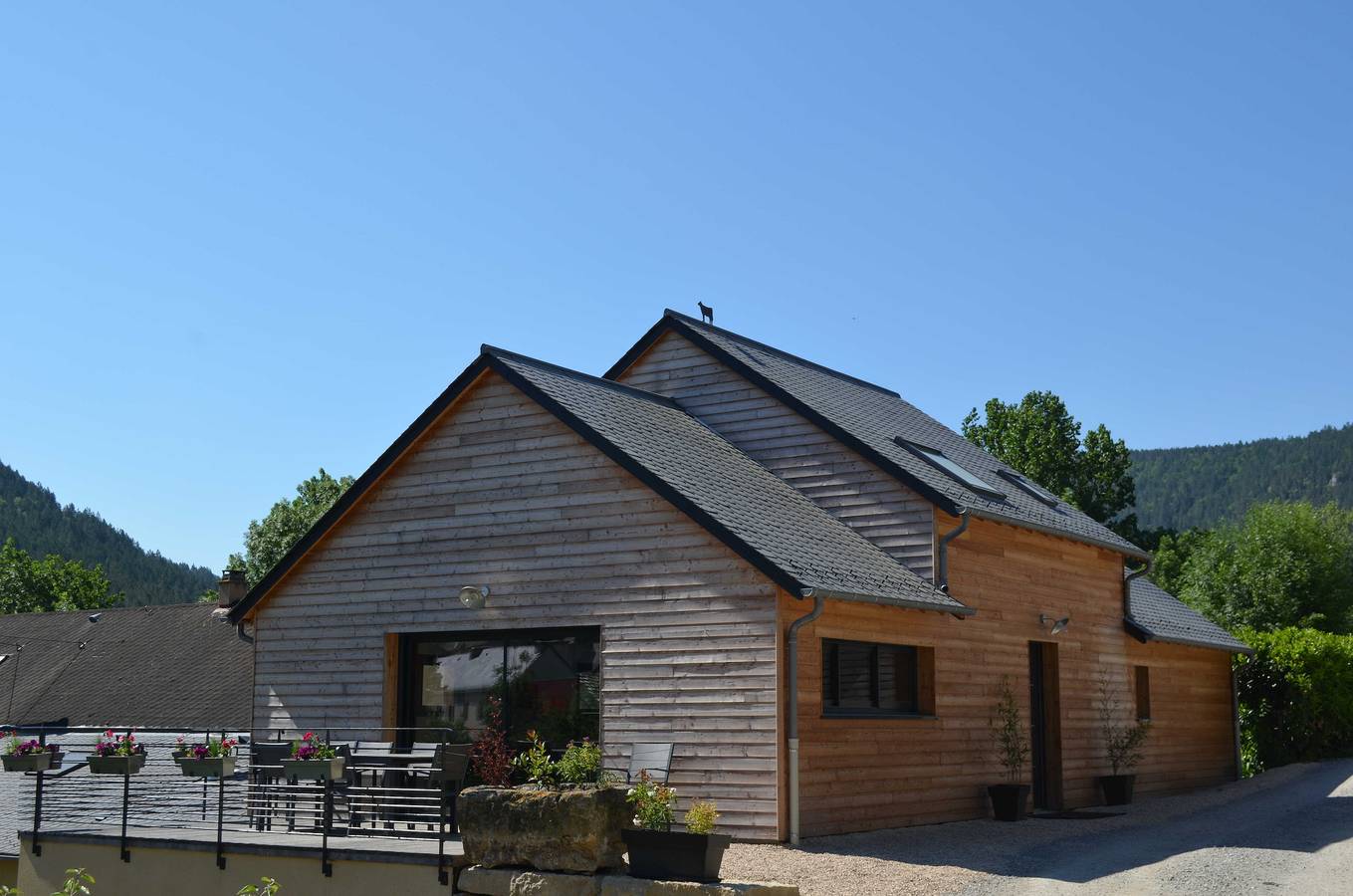 Gîte Les Falaises à Barjac in Barjac (Lozère), Parc national des Cévennes