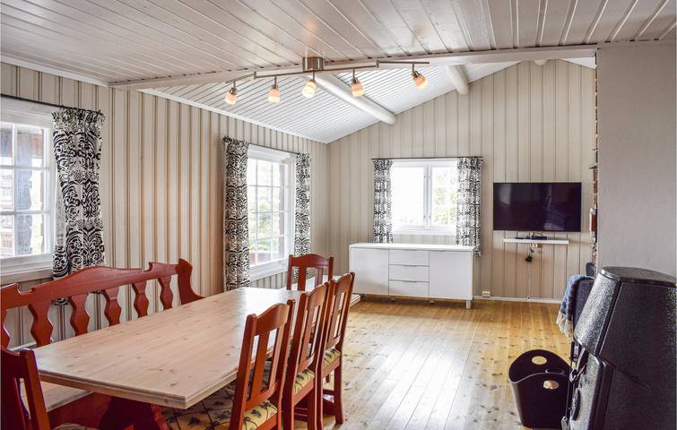 Location de vacances pour 7 personnes, avec jardin et terrasse dans Sjusjoen - 4