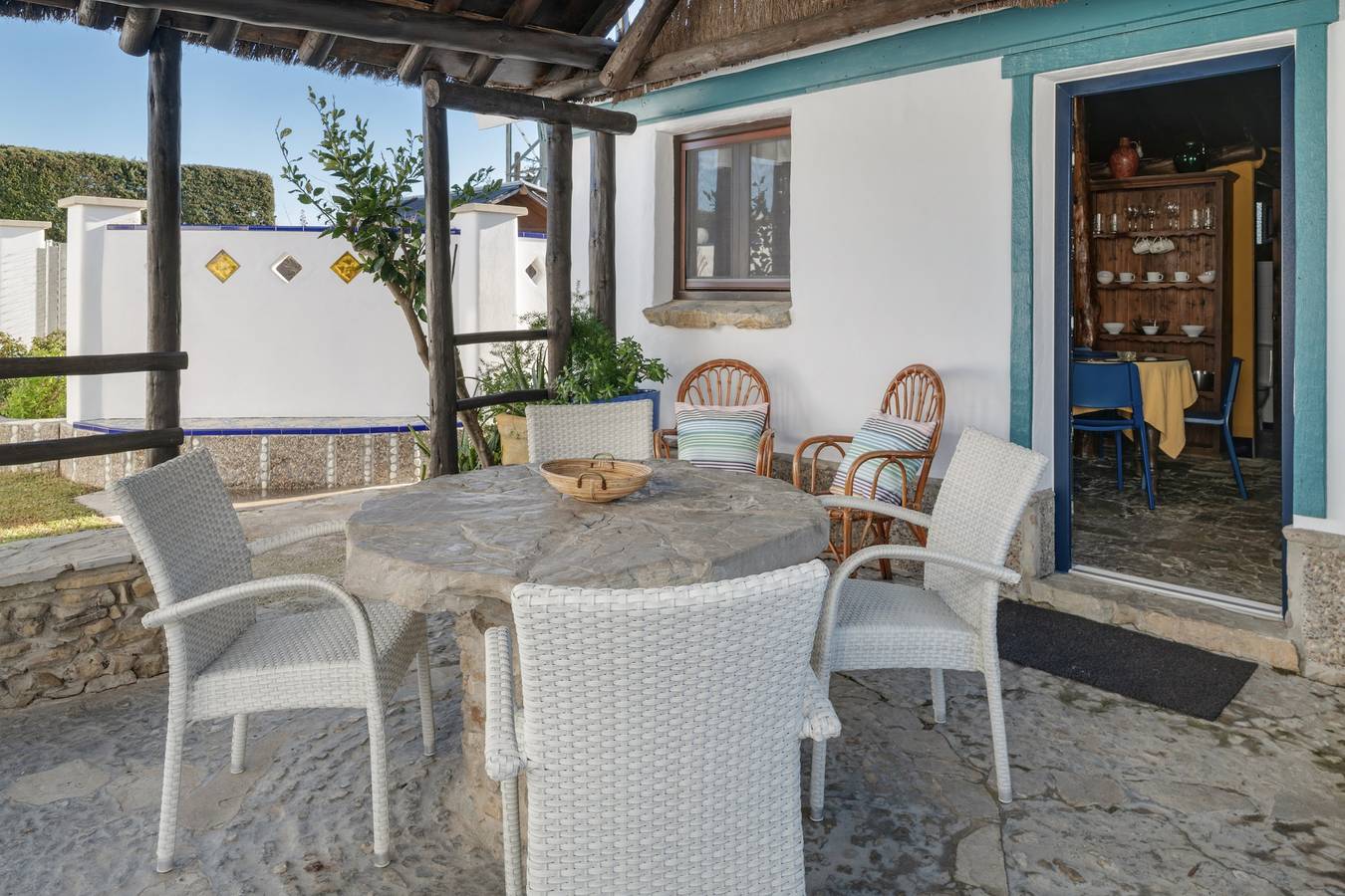 Studio « Cabaña » avec piscine privée, Wi-Fi et climatisation in Playa El Palmar, Vejer de la Frontera