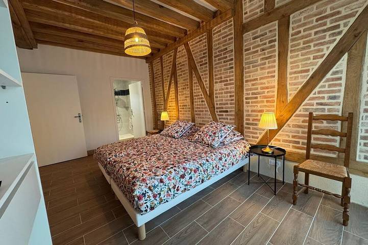 Gîte pour 11 personnes, avec jardin et jacuzzi dans Sologne