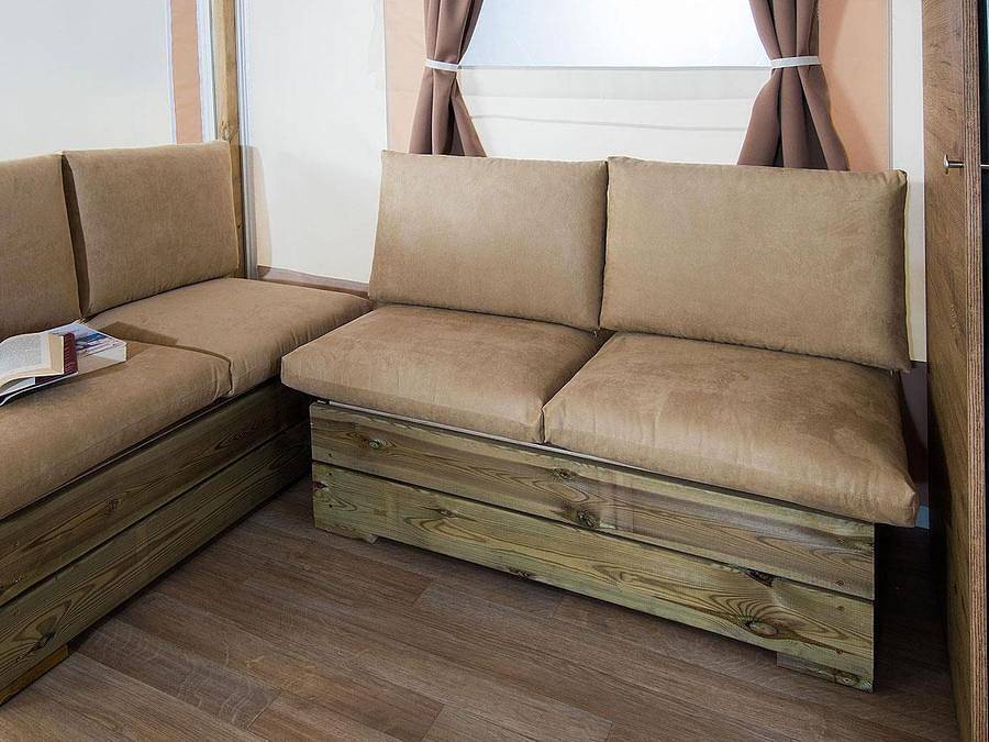 Camping Mar Y Sierra - Tente en toile et en bois 5 personnes - Trend Lodge in San Costanzo, Valle del Metauro