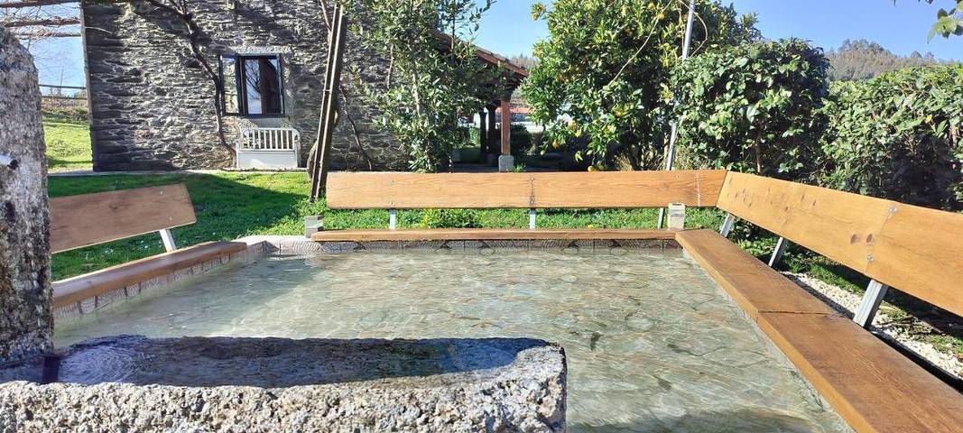 Casa rural para 3 personas, con jardín y vistas además de balcón y piscina en Arzúa - 3