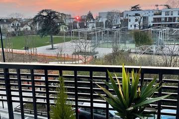 Gîte pour 5 personnes, avec balcon et jardin à Bois-Colombes