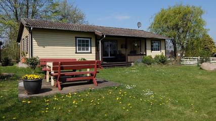 Ferienhaus für 4 Personen, mit Garten und Terrasse, mit Haustier in Holzbunge