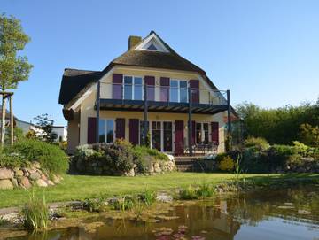 Ferienhaus für 6 Personen, mit Terrasse und Ausblick sowie Sauna und Garten, mit Haustier in Gager