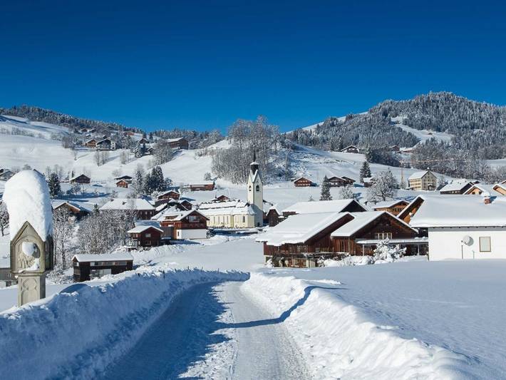 Hütte für 5 Personen, mit Balkon und Garten sowie Ausblick im Bregenzerwald - 3