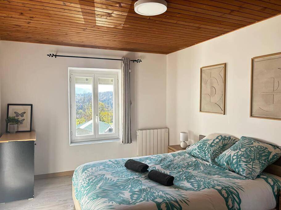 Appartement entier, Appart cosy vue montagne, nature & ski à proximité in Échallon, Nantua