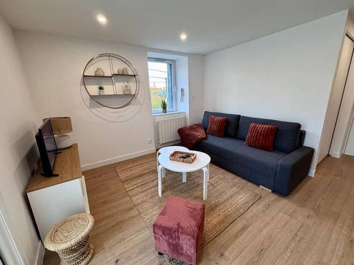 Gîte pour 2 personnes, avec jardin ainsi que jacuzzi et terrasse dans Le Légué