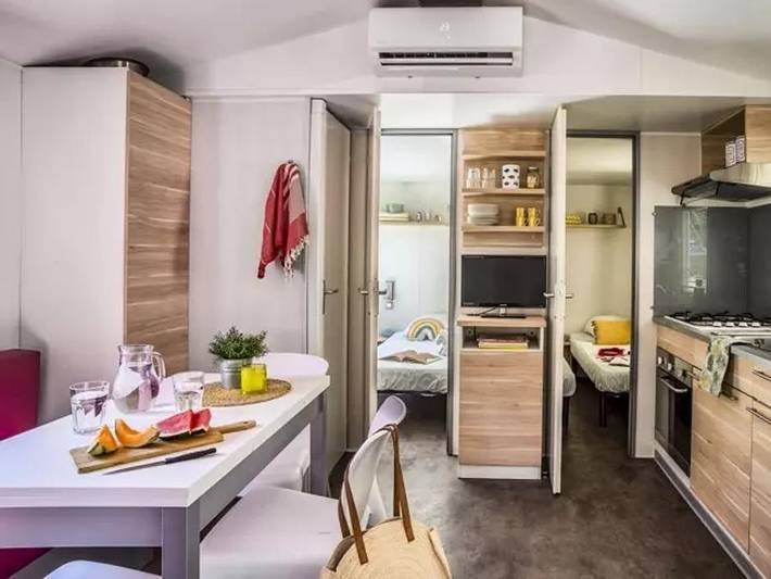 Mobil home pour 6 personnes, avec bassin pour enfant à Saint-André - 2