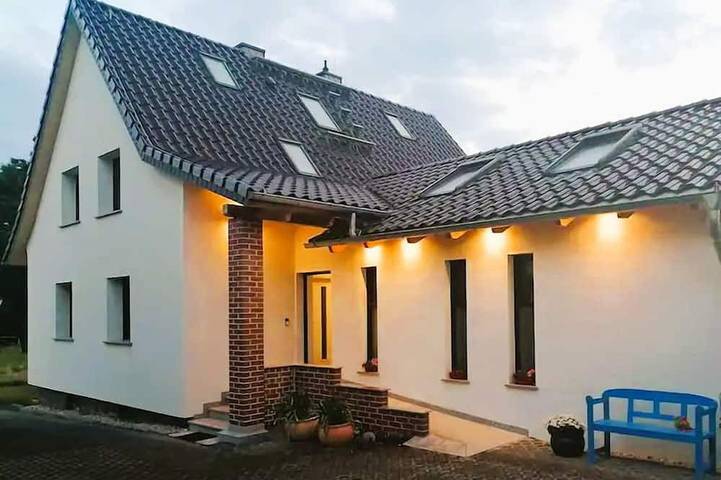 Ferienhaus für 3 Personen, mit Garten und Sauna in der Oberlausitz
