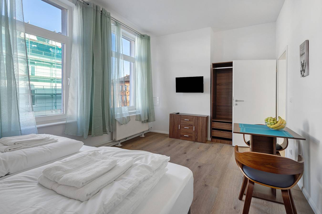 Entire studio, Studio 'Mit 1 Schlafzimmer 3' with Wi-Fi in Lübeck, Bay of Lübeck
