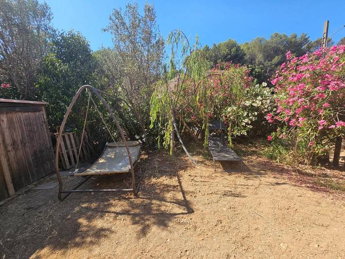 Camping pour 2 personnes, avec Terrasse ainsi que Jardin et Vue