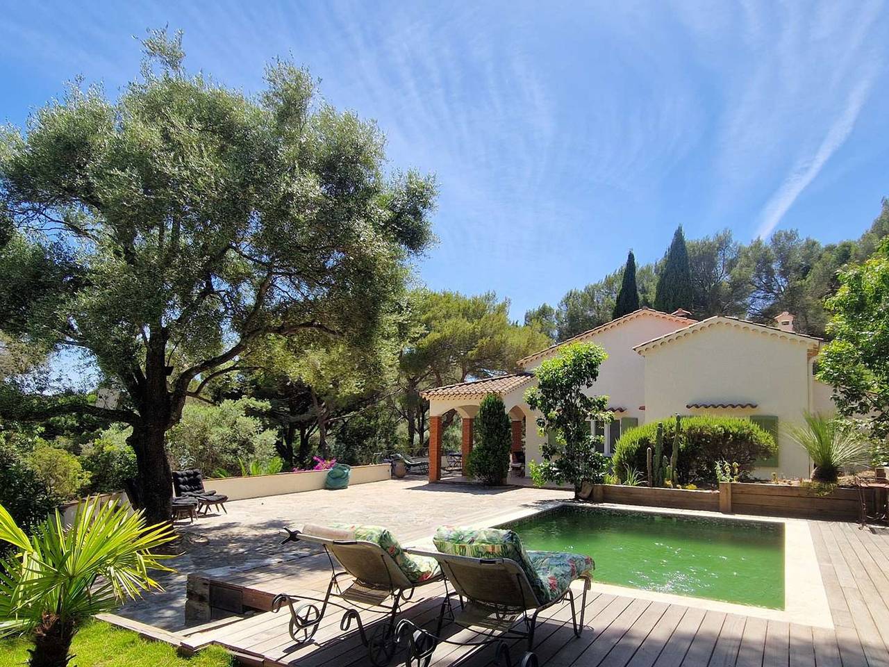 Ruhige Villa mit Klima und Pool in Cavalaire-sur-Mer, Parc national Port-Cros