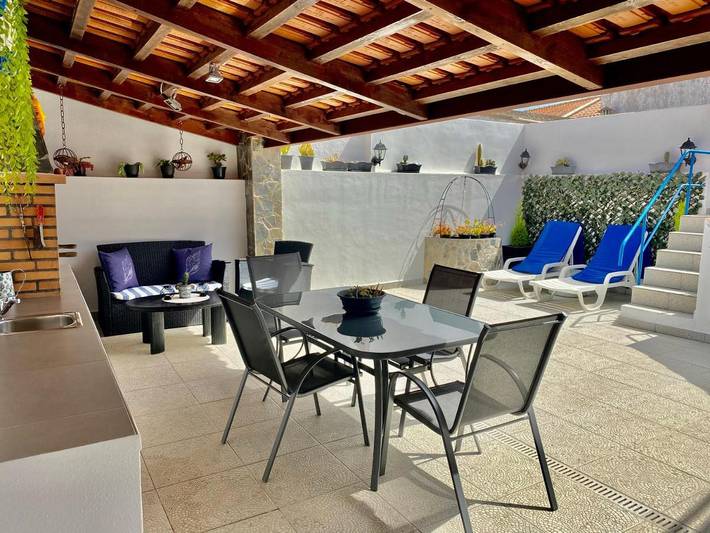 Ferienhaus für 4 Personen, mit Terrasse
